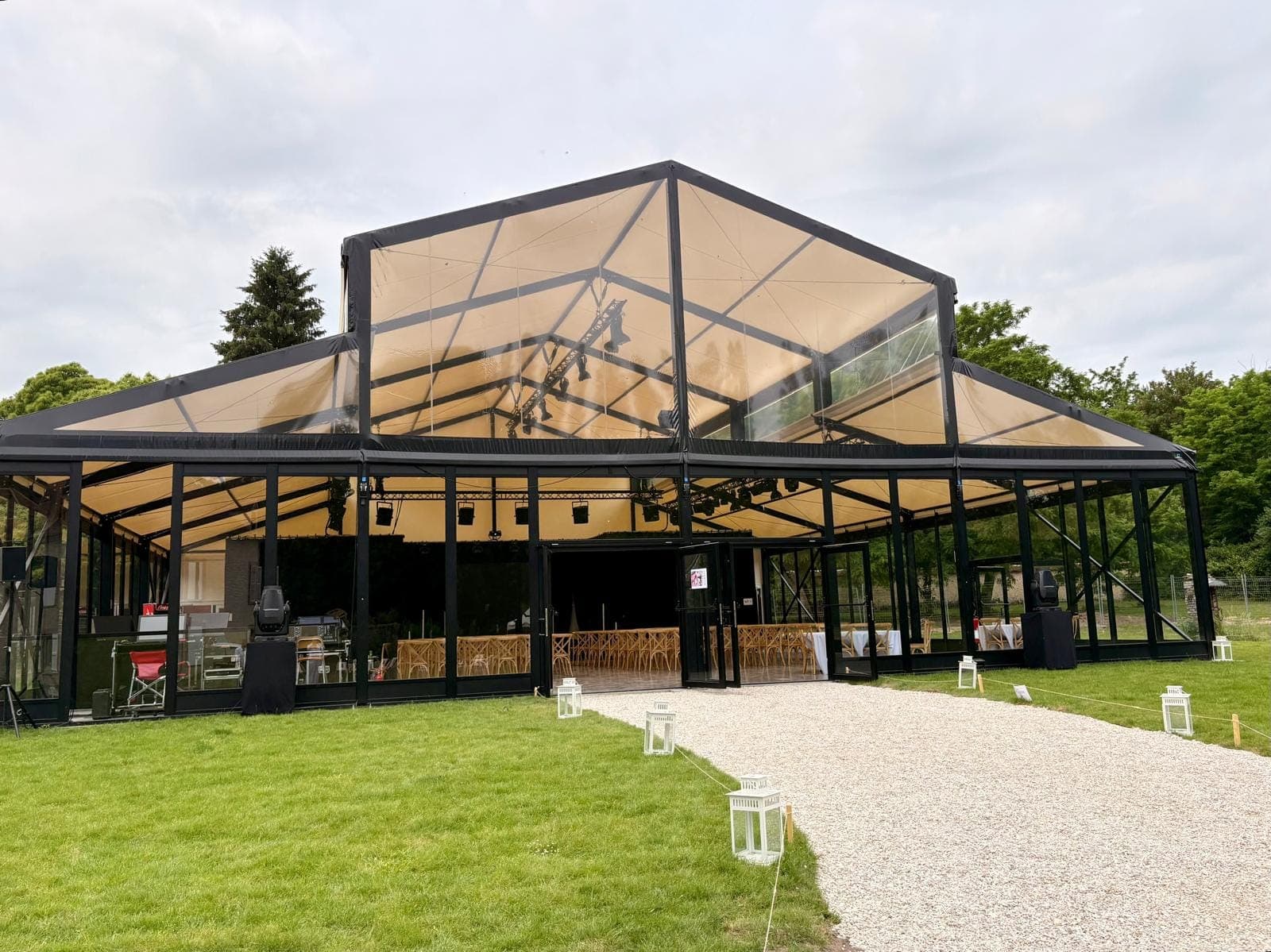 L'Orangerie de Cristal, au Domaine de Briquemault